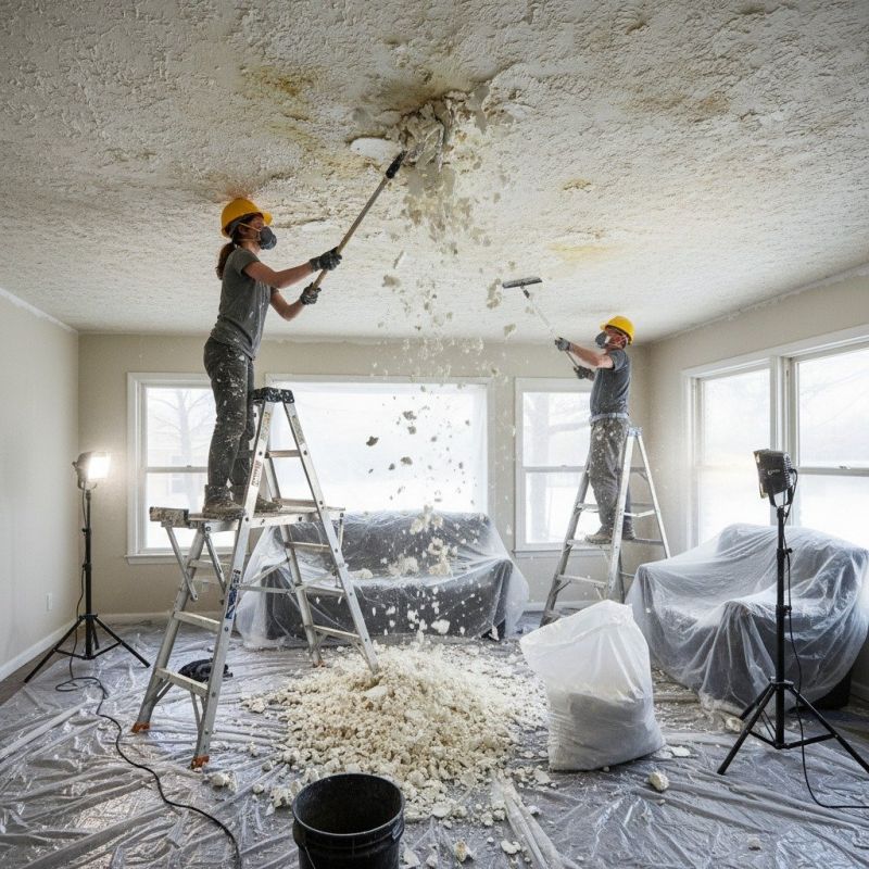 Popcorn Ceiling Removal